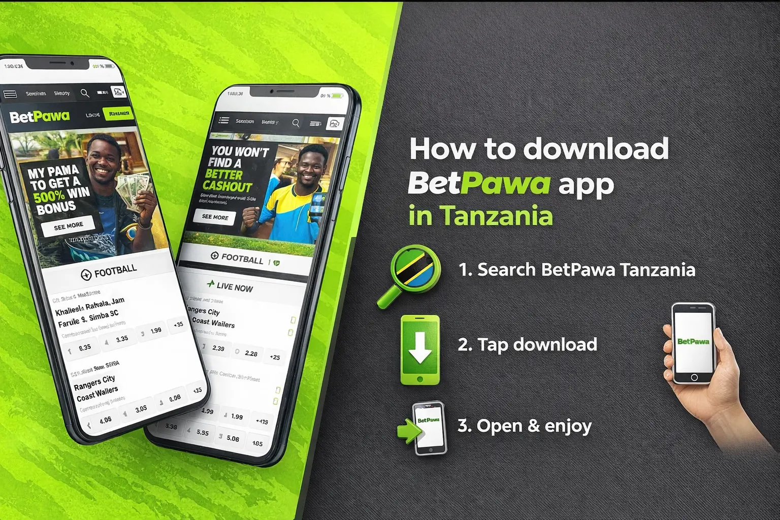 How to download Betpawa app in Tanzania 2026